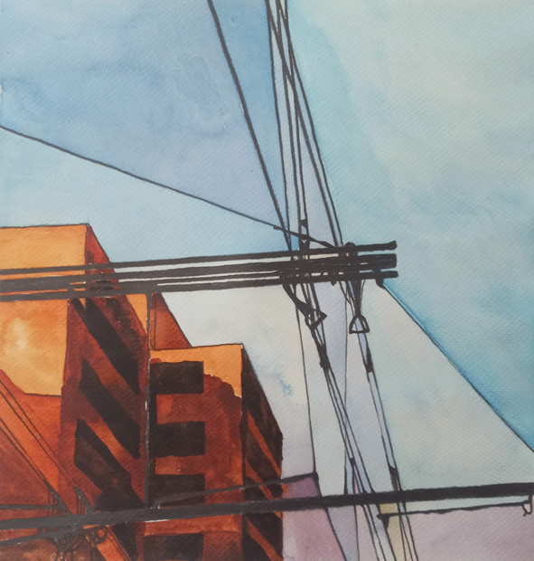 Verspannung Scheibenstrasse